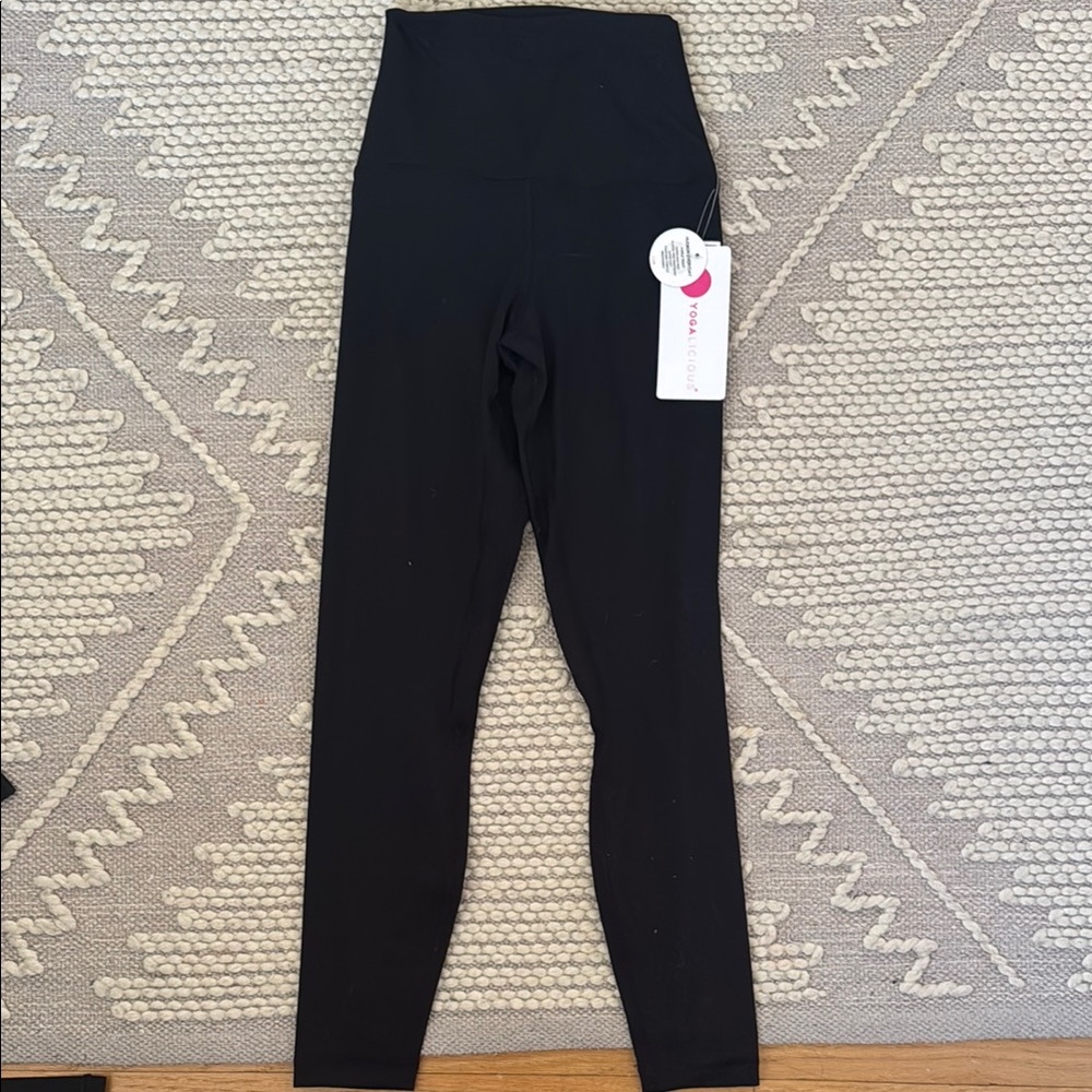 High-Waisted Black Leggings